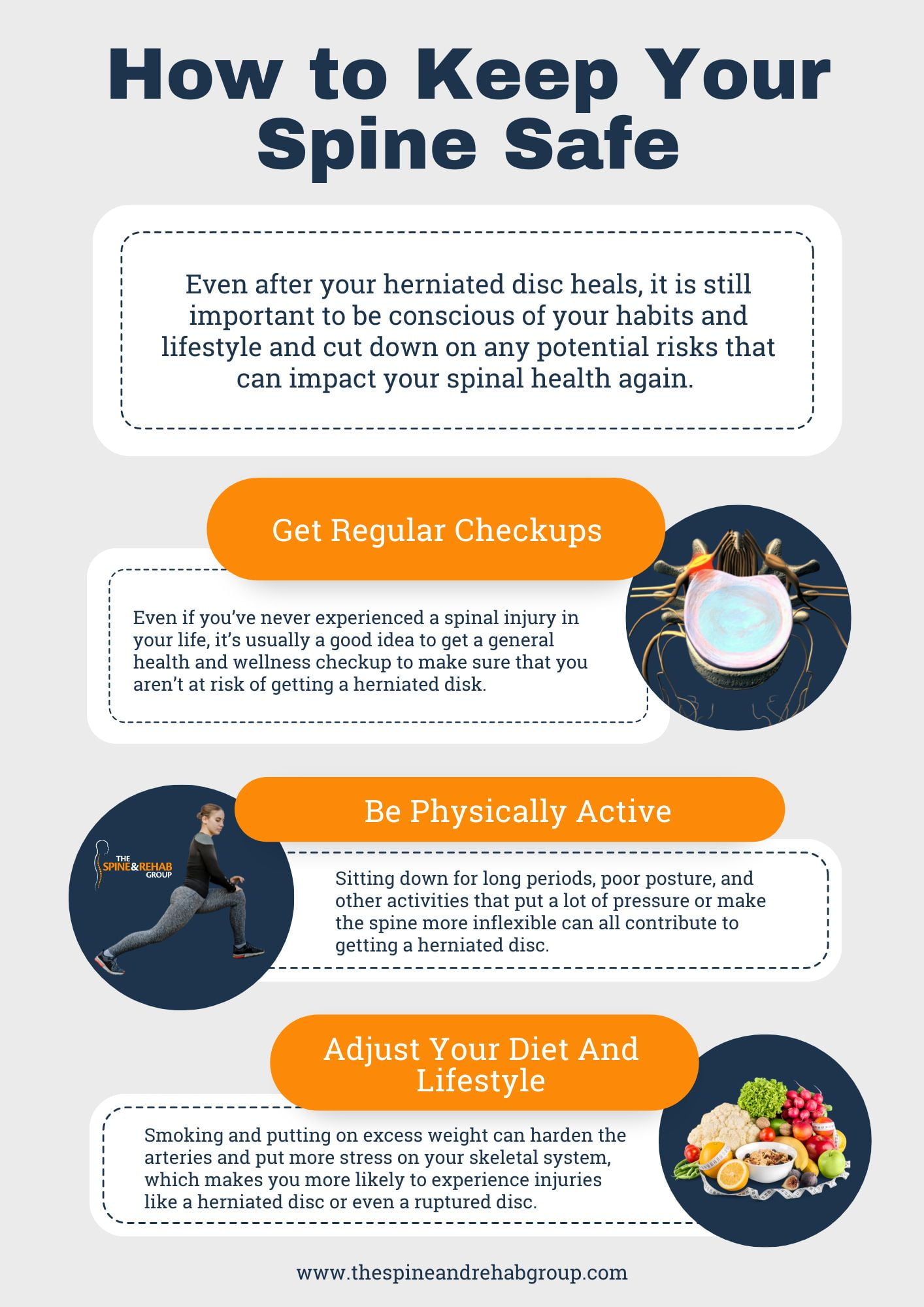 Herniated Disc and Symptoms (Infographic)